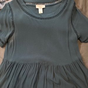 Teal blouse